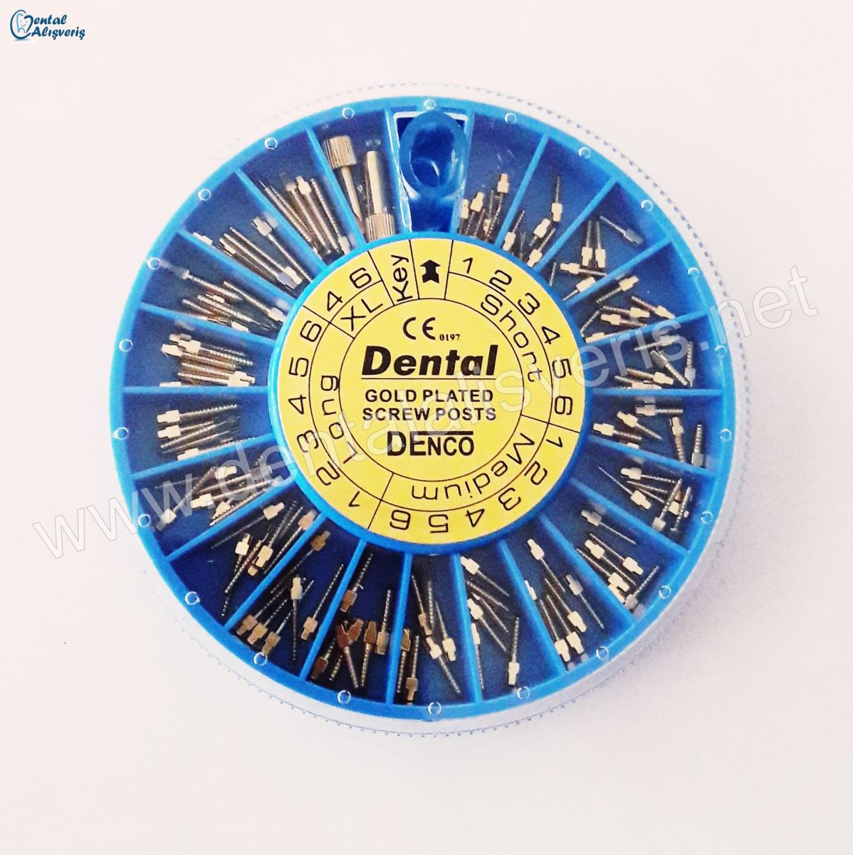 Denco Screw Post (Golden Plated) 120pcs/Box