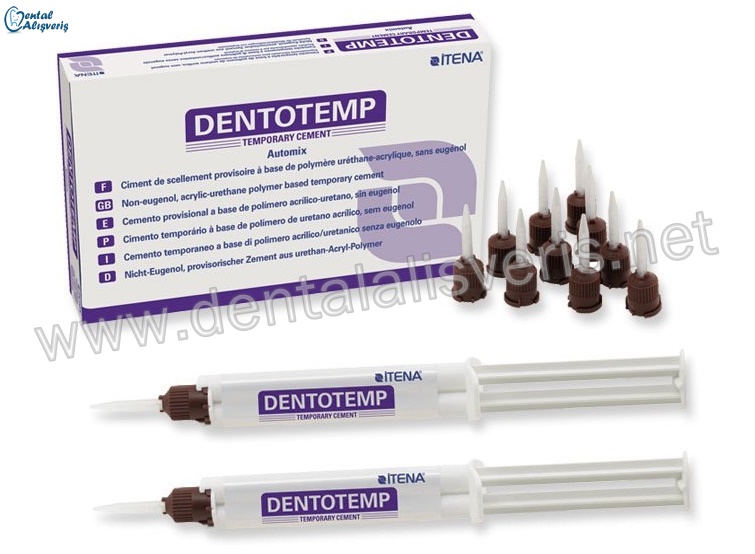 ITENA Dentotemp Uzun Süreli Geçici İmplant Simanı(2*5ml )